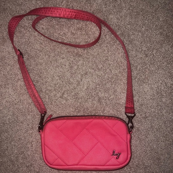 Lux Handbags - Chic Lux Pink Crossbody Bag